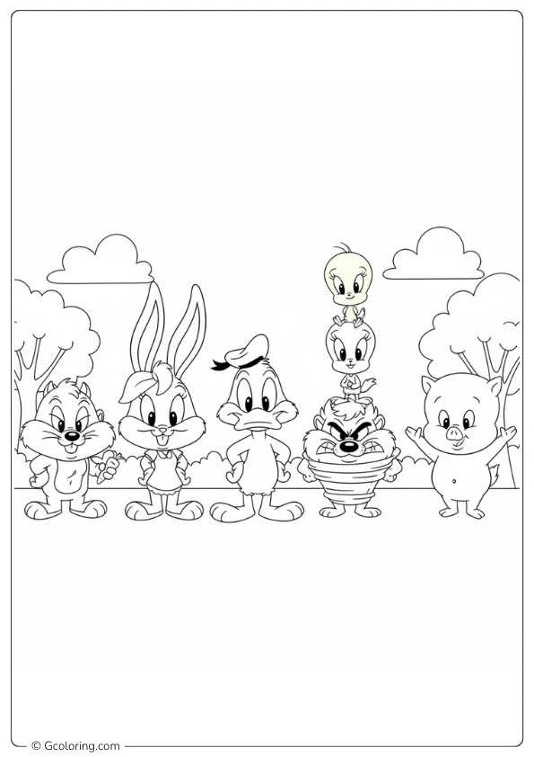 All characters turning into cute chibi versions together