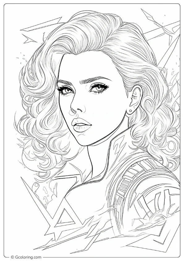 Black Widow Coloring Pages (10)