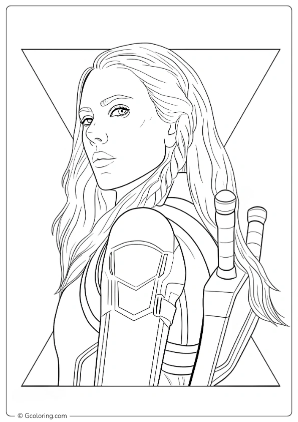 Black Widow Coloring Pages (3)