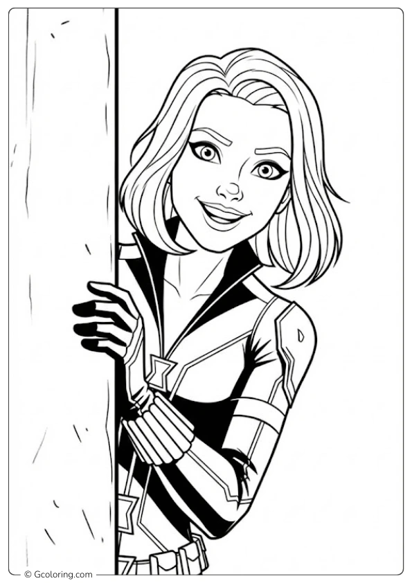 Black Widow Coloring Pages (4)