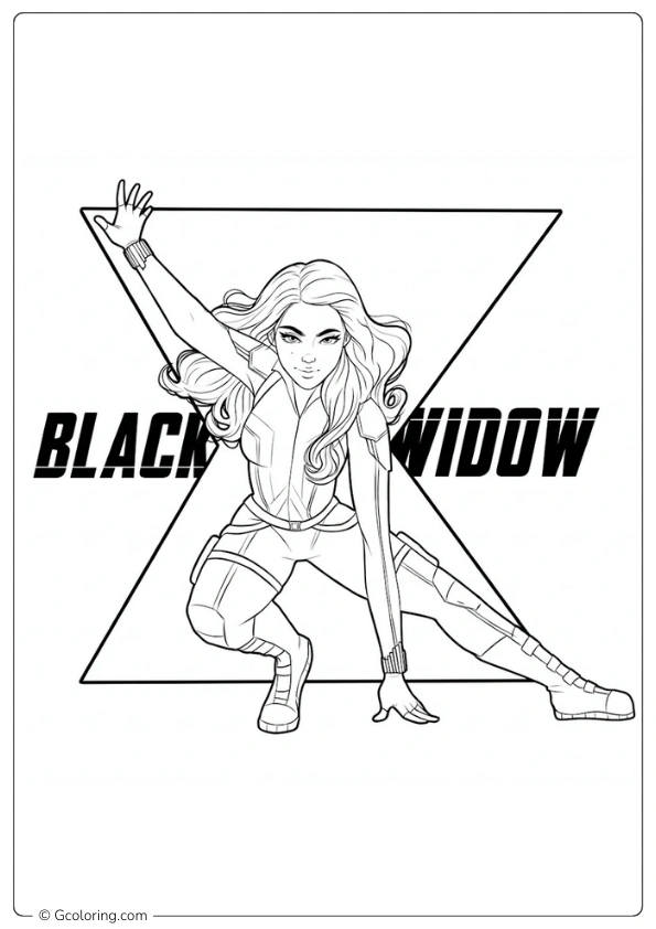 Black Widow Coloring Pages (5)