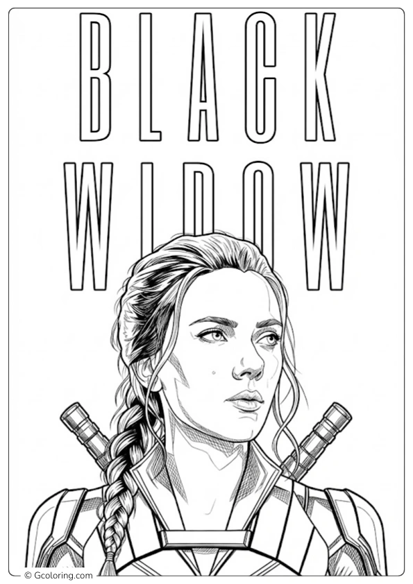Black Widow Coloring Pages (6)