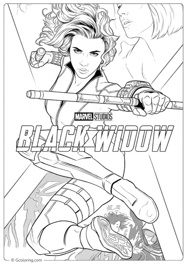 Black Widow Coloring Pages (7)