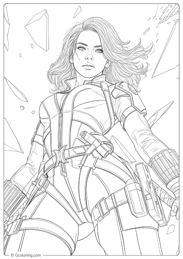 Black Widow Coloring Pages (9)