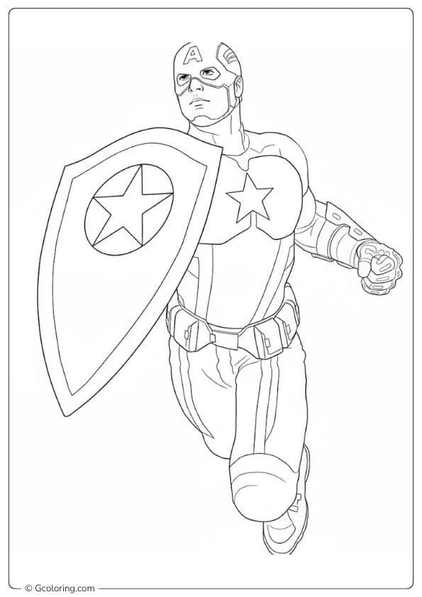 Bold Line Art for Superhero Coloring Pages