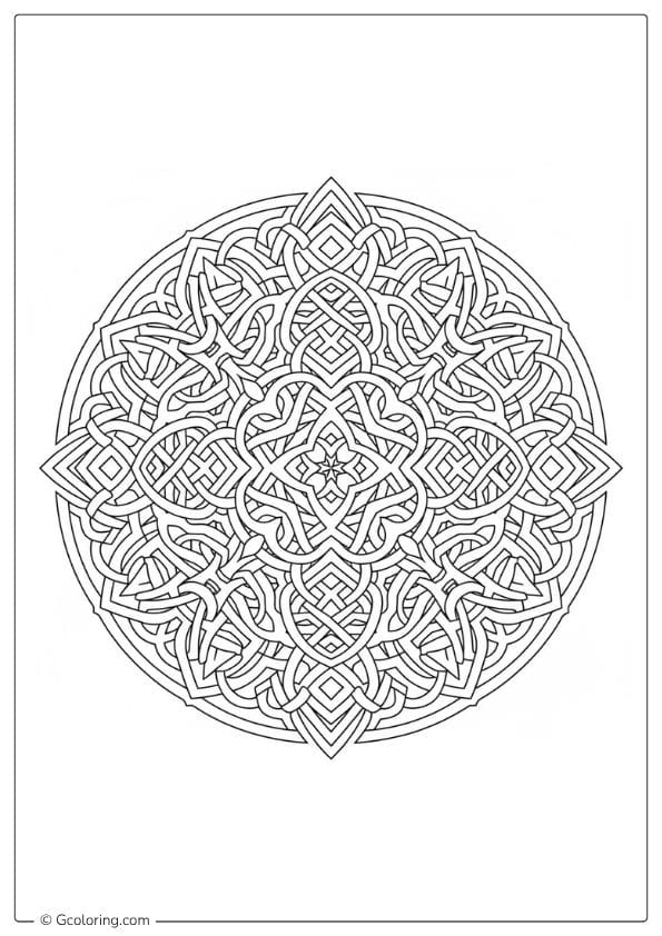 Celtic Knot Adult Coloring Pages