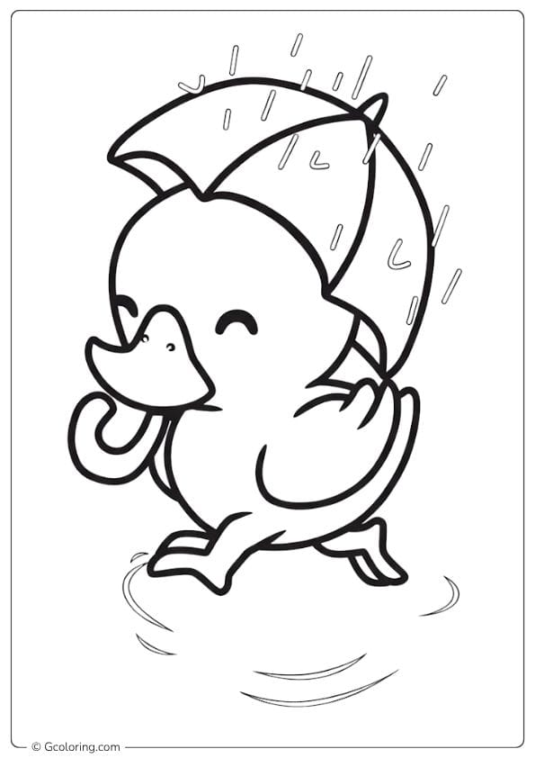 Cozy Corner Rainy Day Coloring Pages