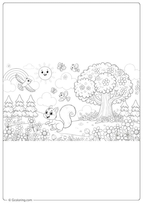 Enchanted Nature Coloring Pages
