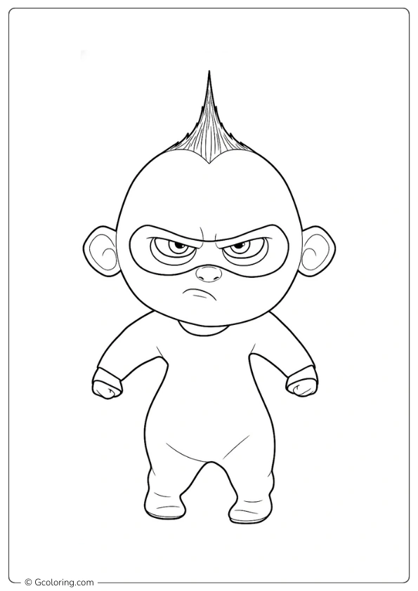 Jack Jack Baby Incredibles 2 Coloring Pages