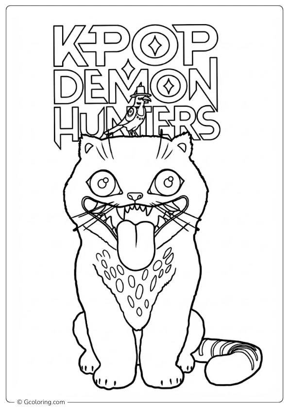 KPOP Demon Hunters Coloring Pages (2)
