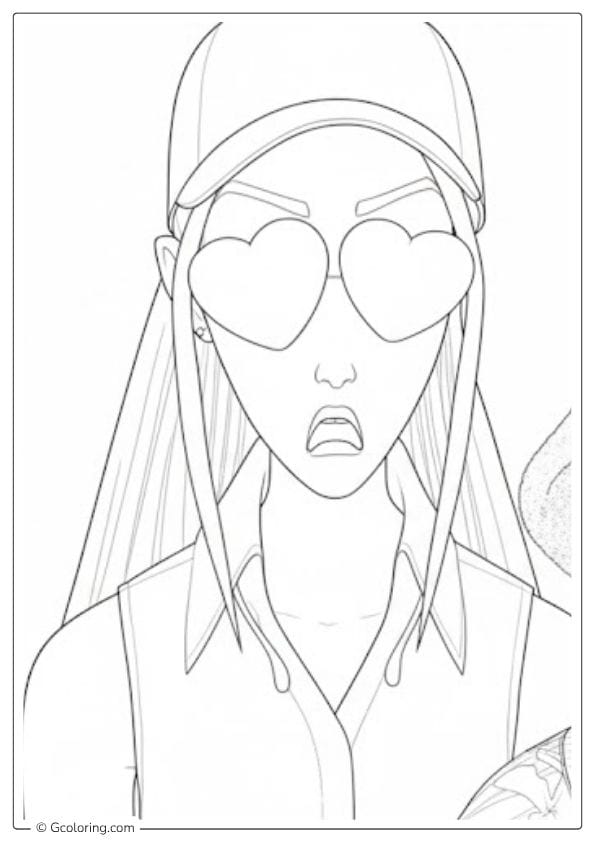 Kpop Demon Hunters Coloring Pages Staff Warrior