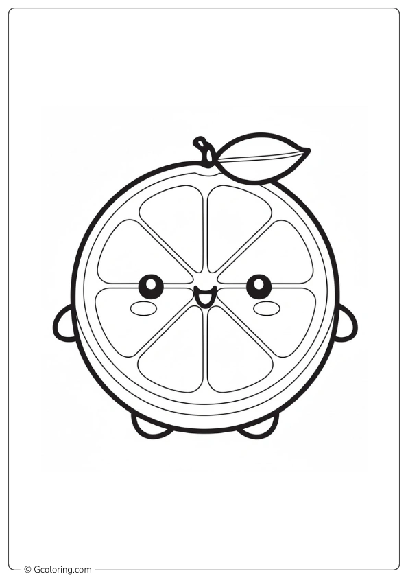 Lemon Coloring Page (2)