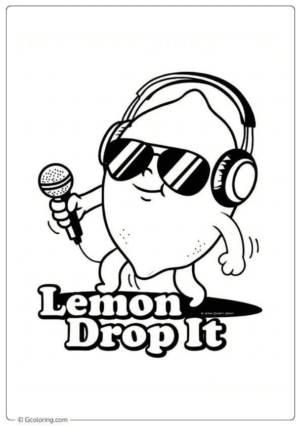 Lemon Coloring Page (6)