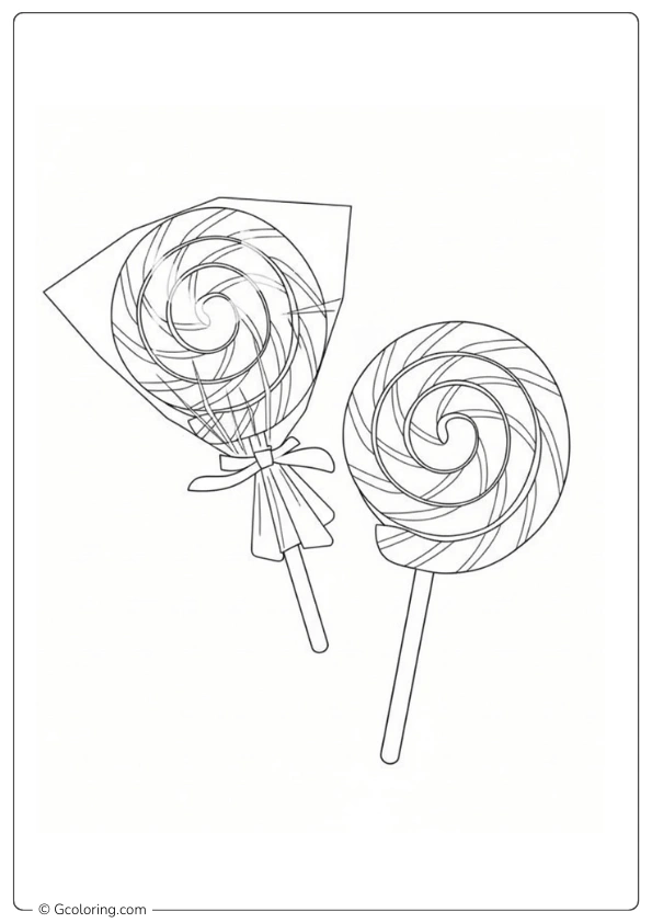Lollipop Coloring Page (10)