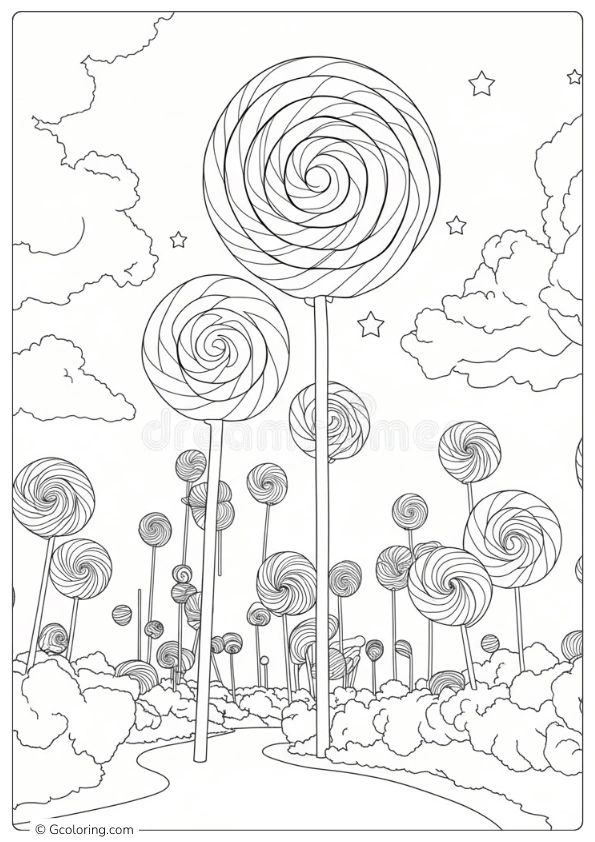 Lollipop Coloring Page (11)