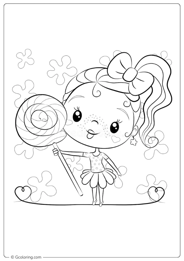 Lollipop Coloring Page (2)
