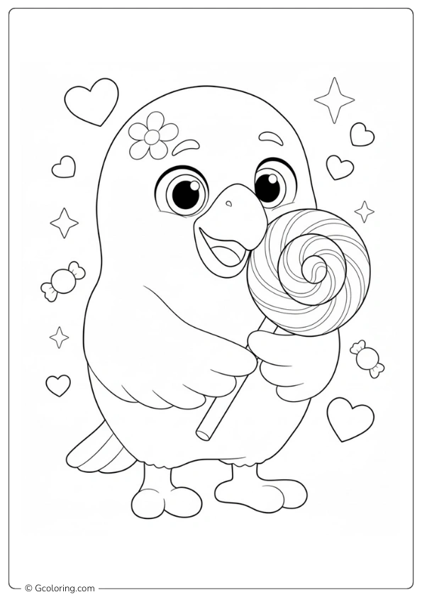 Lollipop Coloring Page (7)