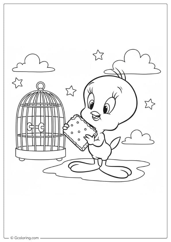 Looney Tunes cartoon coloring pages
