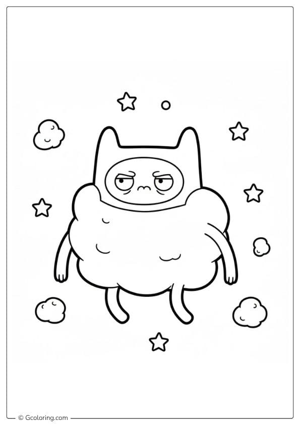 Lumpy Space Princess – Adventure Time Coloring Pages
