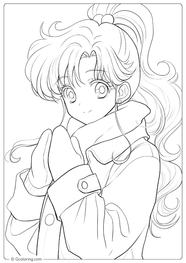 Makoto Kino Sailor Jupiter Coloring Pages