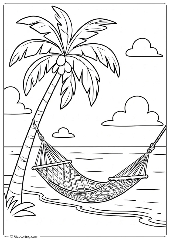 Palm Tree Coloring Pages (6)