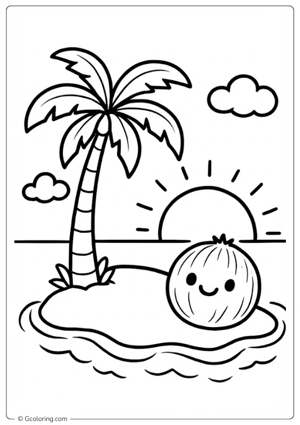 Palm Tree Coloring Pages (8)