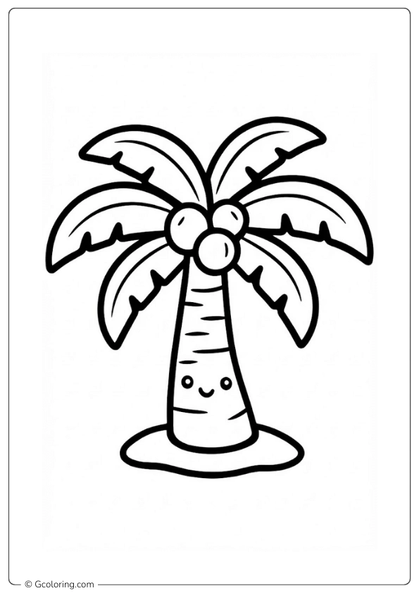 Palm Tree Coloring Pages (9)