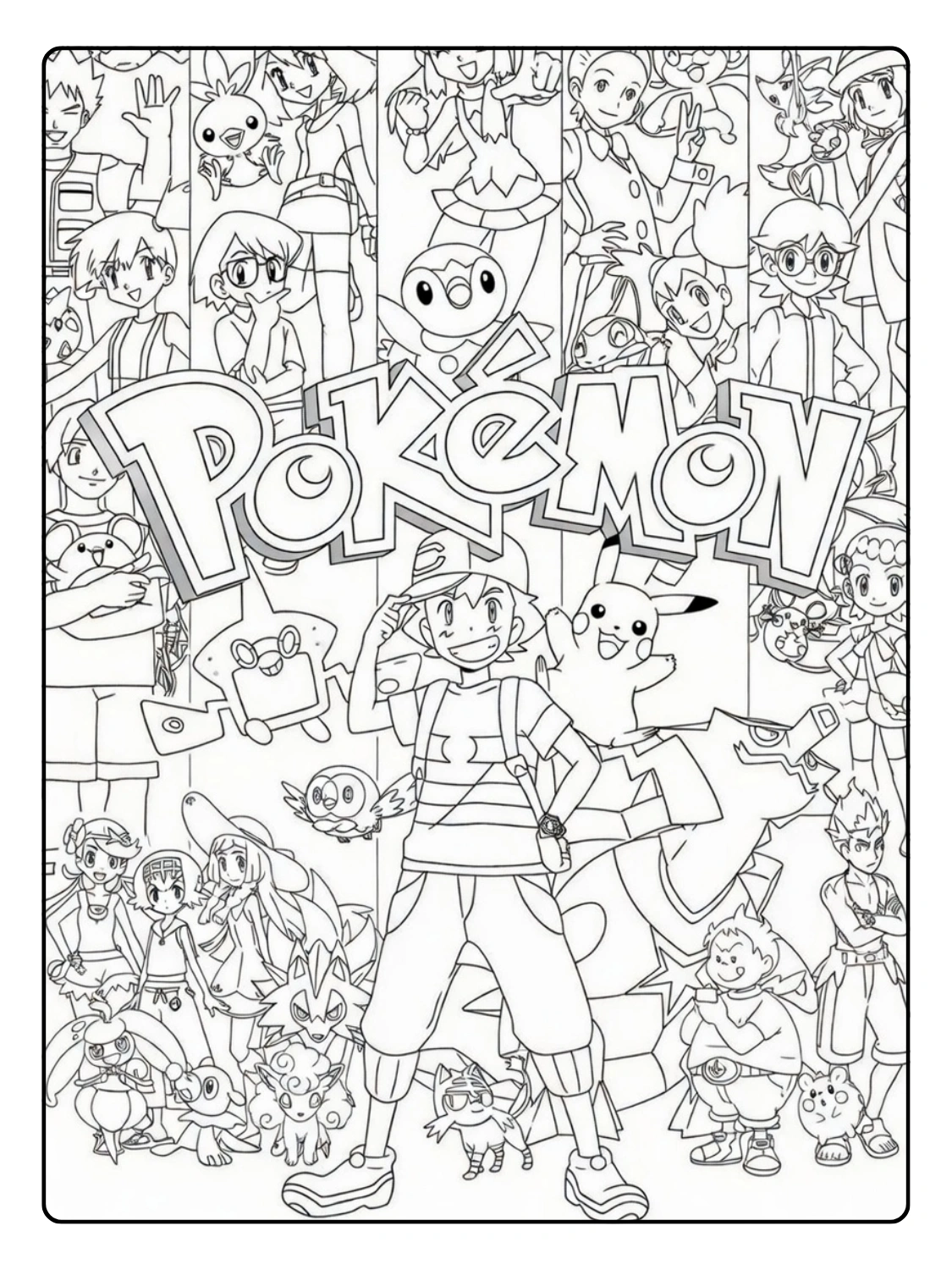 Pokémon Coloring Pages