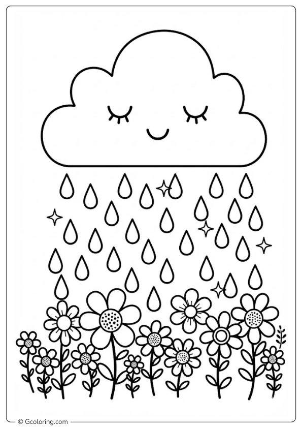 Rainy Day Coloring Pages (2)