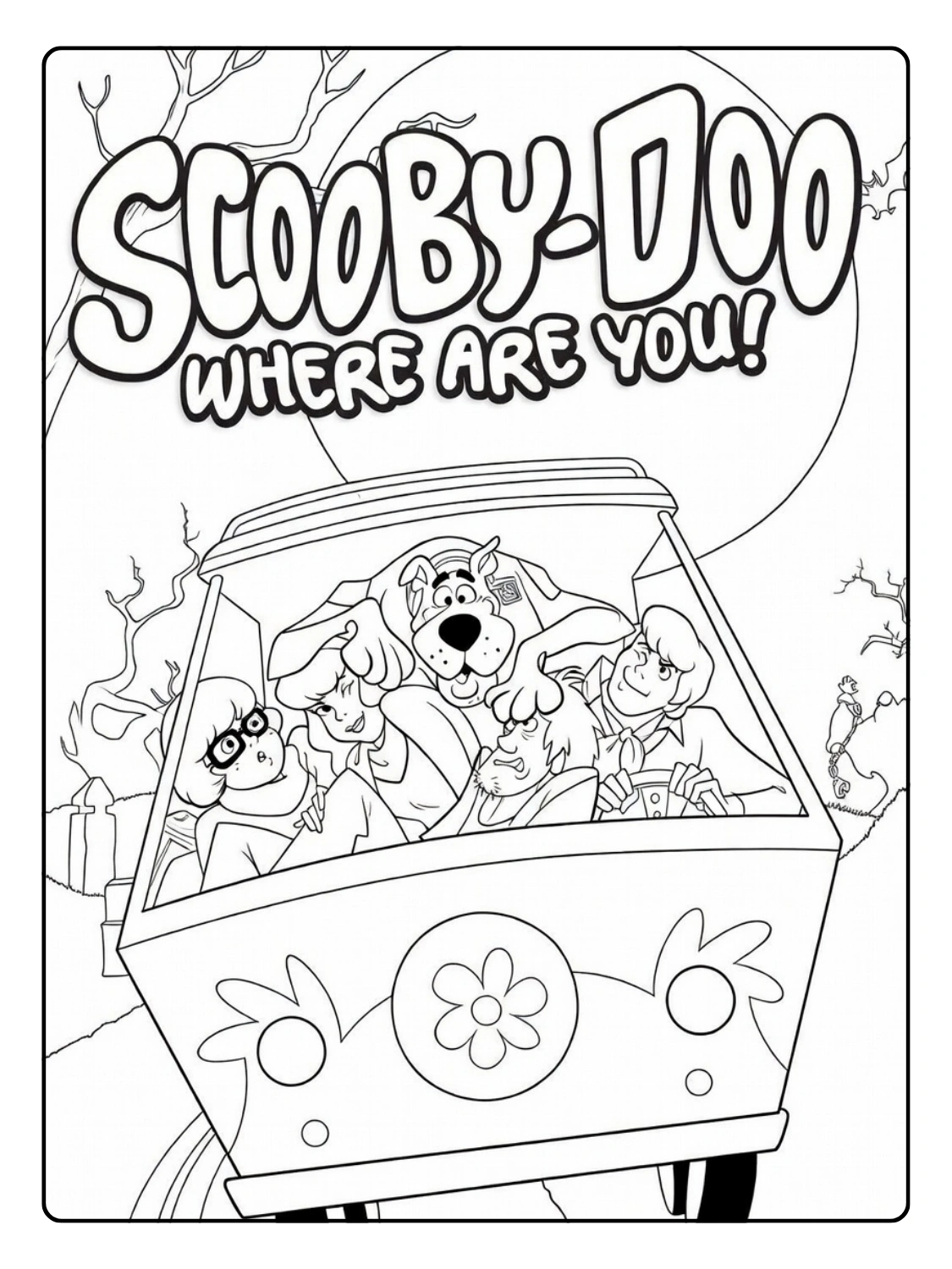 Scooby Doo Coloring Pages