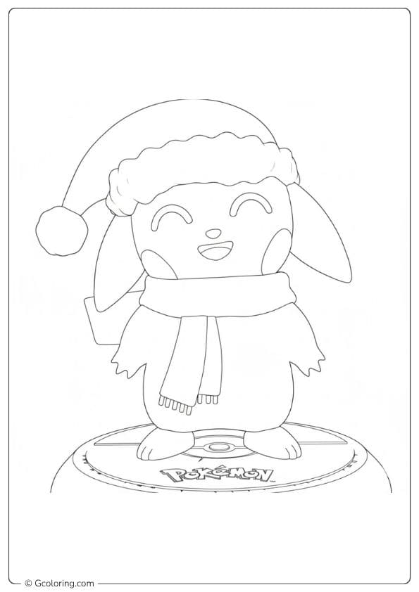 Simple Outline of Bulbasaur and Squirtle with Christmas Wreaths Black and White Pokemon Christmas Coloring Pages