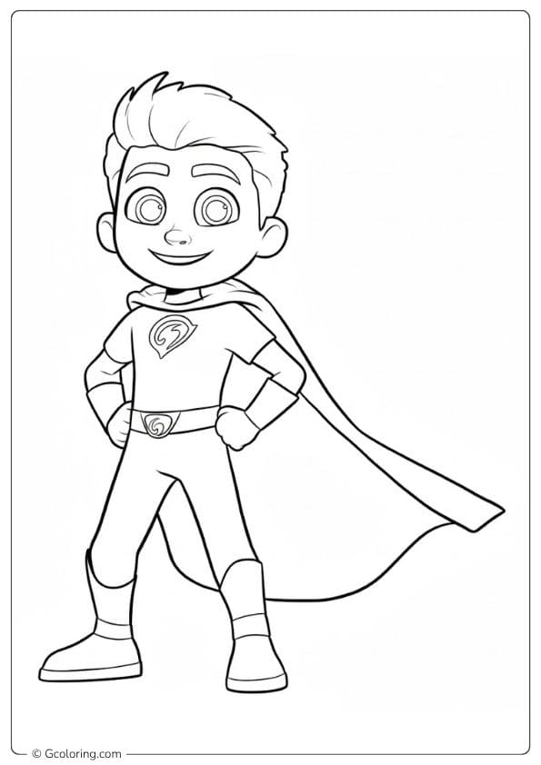 Simple Superman Line Art Superhero Coloring Pages