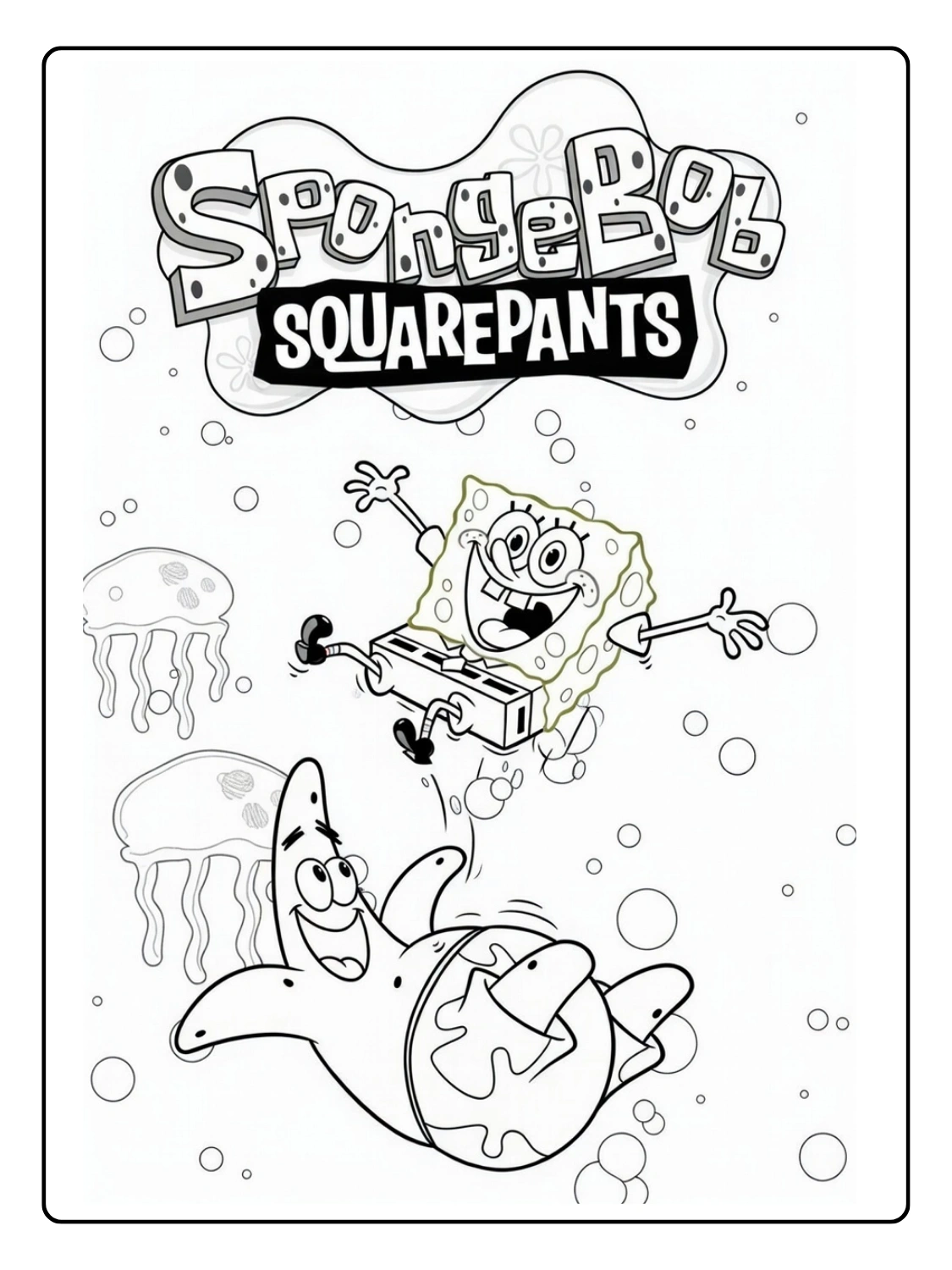 SpongeBob SquarePants Coloring Pages