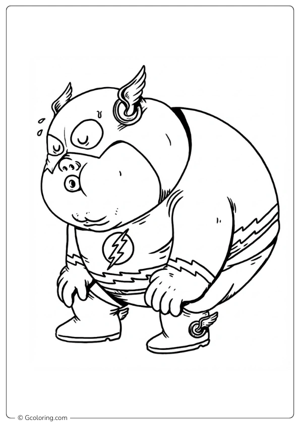 The Flash Coloring Pages (11)