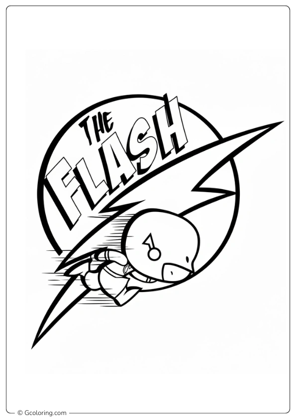 The Flash Coloring Pages (12)
