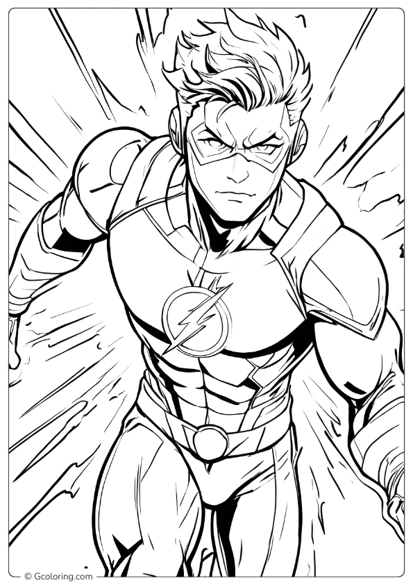 The Flash Coloring Pages (2)
