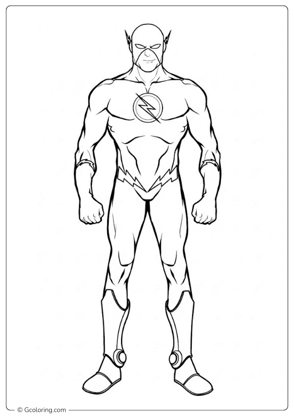The Flash Coloring Pages (6)