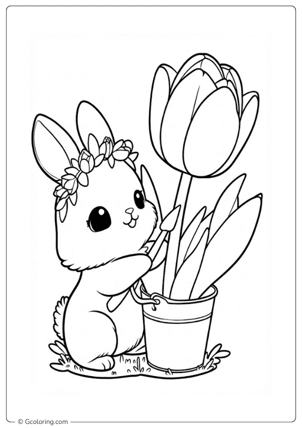 Tulip Coloring Pages (3)