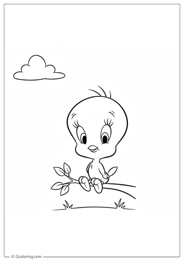 Tweety Bird Looney Tunes Coloring Pages