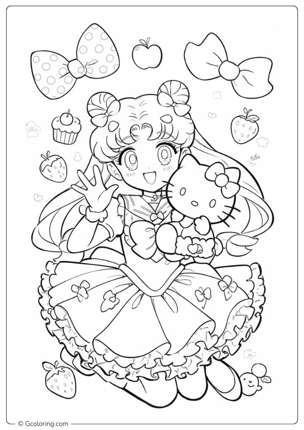 Usagi Sailor Moon Coloring Pages
