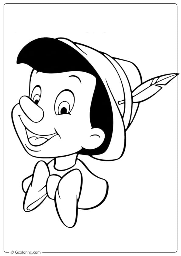 pinocchio coloring pages pinocchio close up