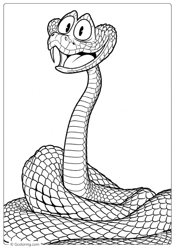 Gary De’Snake Zootopia Coloring Pages