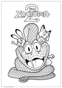 Zootopia 2 Coloring Pages
