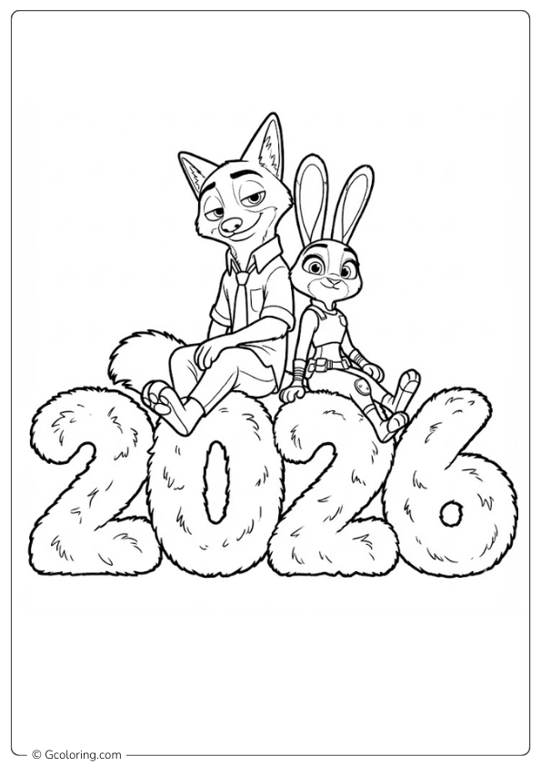 Zootopia 2 Coloring Pages (3)
