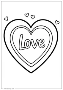 Heart Love Coloring Pages (3)