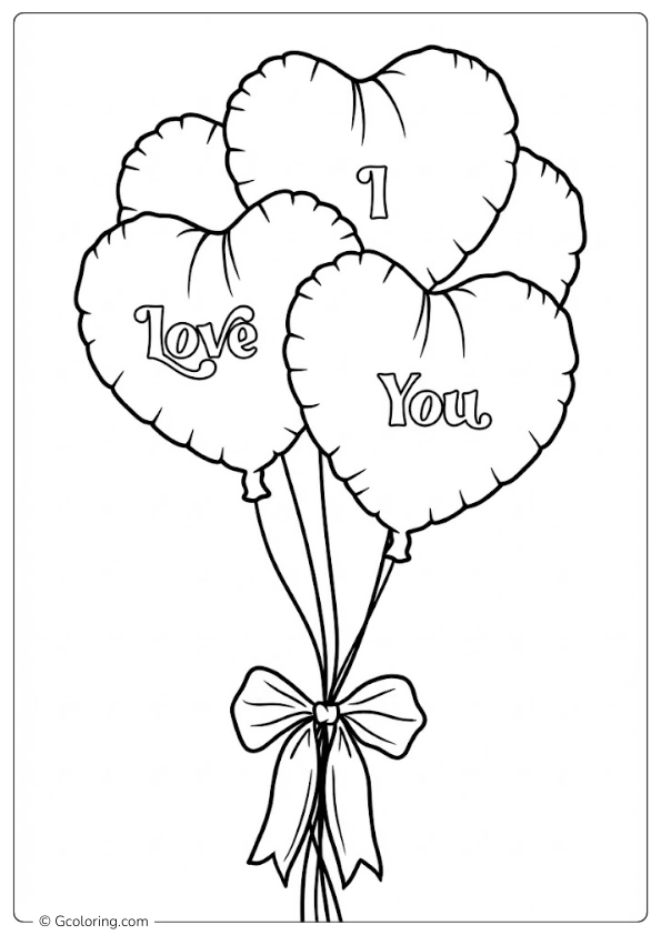 Heart Love Coloring Pages (5)