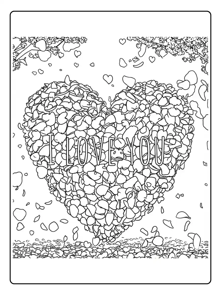 I Love You Coloring Pages (11)