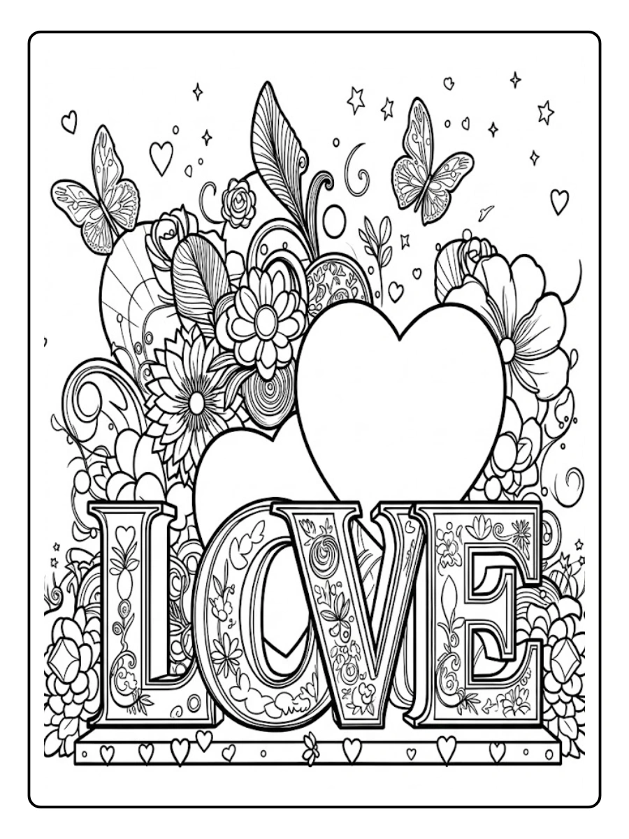 Love coloring pages (2)