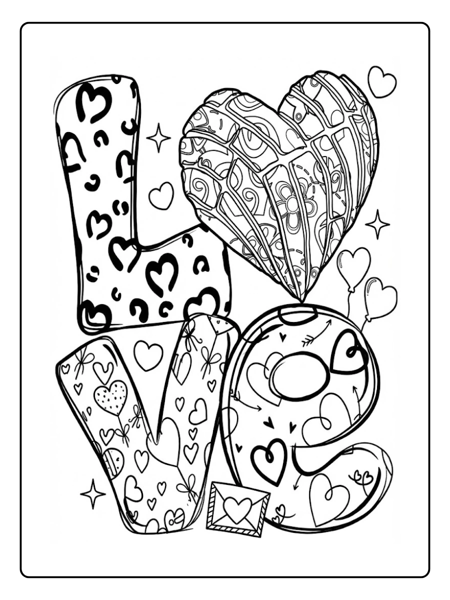 Love coloring pages (9)