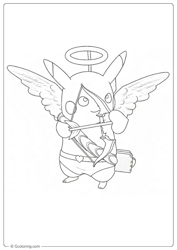 Pokémon Valentine's Coloring Pages (2)